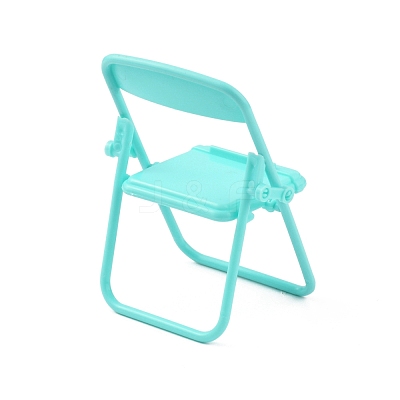 Cute Mini Plastic Foldable Chair DJEW-WH0015-76-1