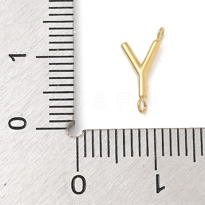 304 Stainless Steel Letter Connector Charms STAS-M108-01G-25-1