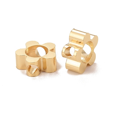 Rack Plating Eco-friendly Brass Bead Frames KK-D075-22G-RS-1