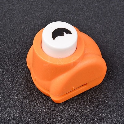 Random Single Color or Random Mixed Color Mini Plastic Craft Paper Punch Sets for Scrapbooking & Paper Crafts AJEW-L051-09-1