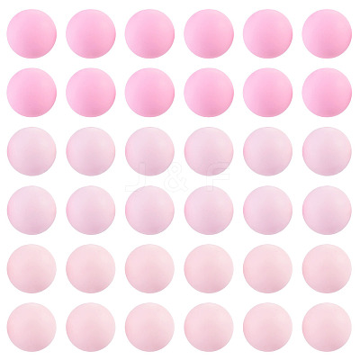 45Pcs 3 Colors Round Silicone Focal Beads SIL-TAD0001-01E-1