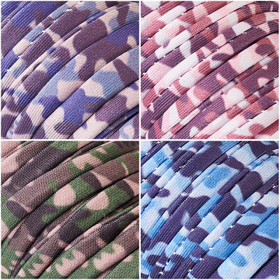 4 Colors Flat Polyester Elastic Cord EC-TA0001-03A-1