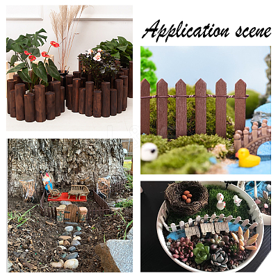 Miniature Fairy Garden Fence AJEW-CA0001-50-1