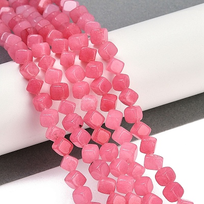 Dyed Natural Rhodonite Beads Strands G-A257-A19-01-1