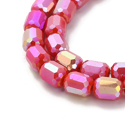 Electroplate Glass Beads Strands EGLA-D030-06C-1