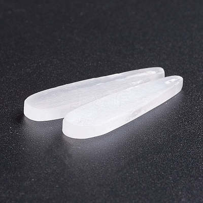 Natural Selenite Pendants G-G827-03I-1