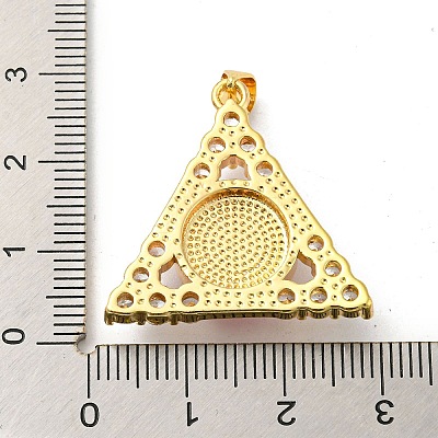 Real 18K Gold Plated Brass Pendants KK-L209-007G-09-1