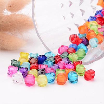 Transparent Acrylic Beads X-TACR-S111-8mm-M-1