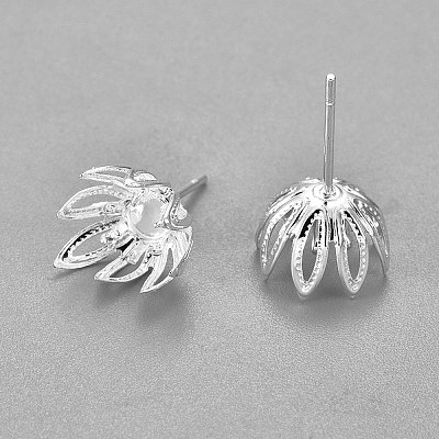 304 Stainless Steel Ear Stud Components X-STAS-G187-18S-1