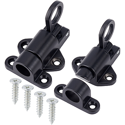 Aluminum & Alloy Lock Catch Clasps AJEW-GF0004-87B-1