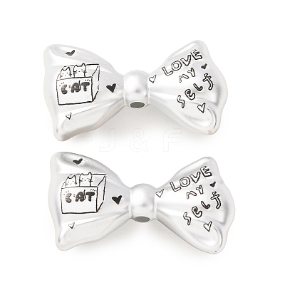 Plating Printed Acrylic Beads AC-CBA655C-14-1