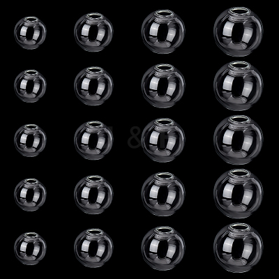 Round Mechanized Blown Glass Globe Ball Bottles BLOW-PH0001-10-1