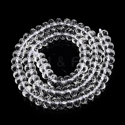 Transparent Glass Beads Strands GLAA-N001-61B-1