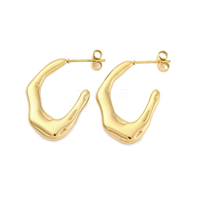304 Stainless Steel Stud Earrings EJEW-B108-18G-1