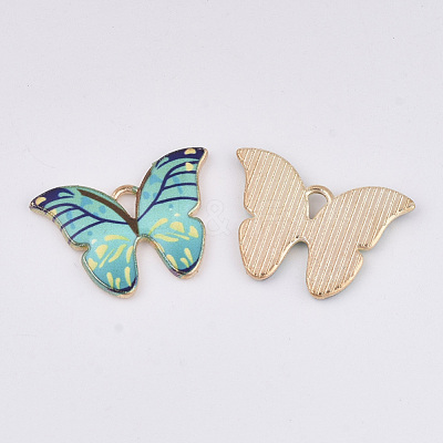 Printed Alloy Pendants PALLOY-R111-01B-1