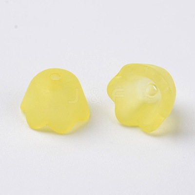 Transparent Acrylic Beads Caps X-PL543-2-1