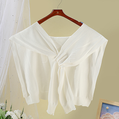 Polypropylene Sweater Shawl Wraps for Women AJEW-WH20080-27D-1