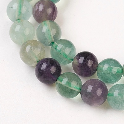 Natural Fluorite Bead Strands X-G-D840-56-8mm-AB-1