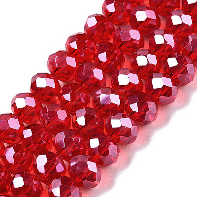 Electroplate Glass Beads Strands LS-EGLA-A044-T8mm-A01-1