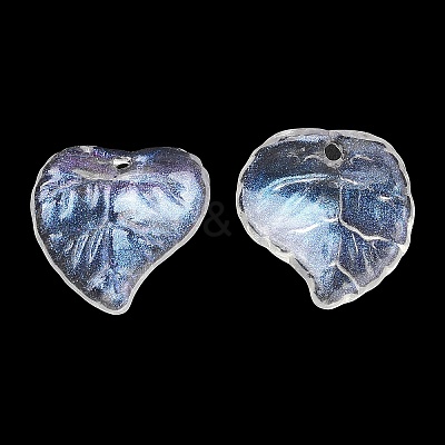 Transparent Acrylic with Glitter Pendants OACR-C016-21-1