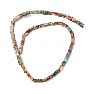 Dyed Synthetic Imperial Jasper Beads Strands G-H087-G01-01-1-1