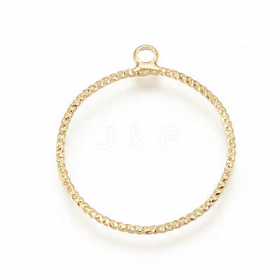 Brass Pendants KK-T020-61G-1