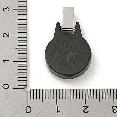 304 Stainless Steel Pendants STAS-F307-10EB-1