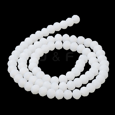 Imitation Jade Solid Color Glass Beads Strands EGLA-A034-J2mm-MD05-1
