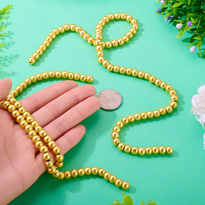 150Pcs 2 Strands Electroplate Glass Beads Strands EGLA-TA0013-57A-1