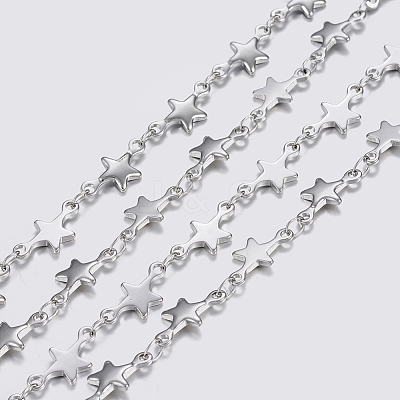 Tarnish Resistant 304 Stainless Steel Chains STAS-P197-059P-1