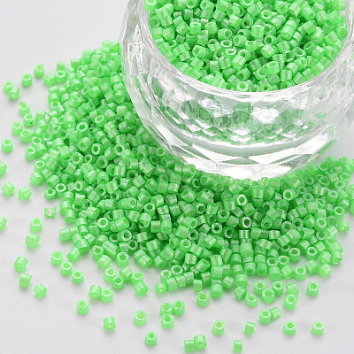 Fluorescent Color Glass Cylinder Beads SEED-S047-P-006-1