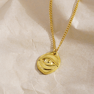 304 Stainless Steel Pendant Necklaces QZ6999-3-1
