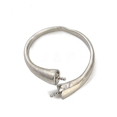 Brass Finger Cup Peg Ring Settings KK-L184-54P-1