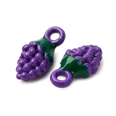 Baking Paint Alloy Pendants FIND-G097-04B-1