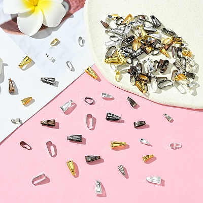 15 Styles Brass & Iron Snap on Bails FIND-YW0005-22-1