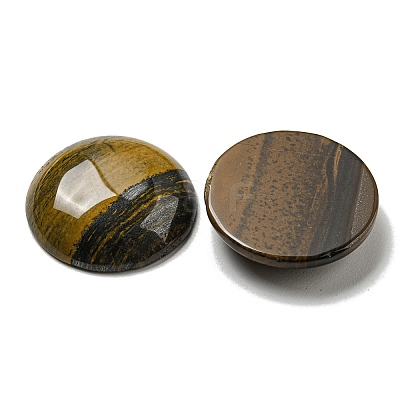 Natural Tiger Iron Cabochons G-C115-02B-34-1