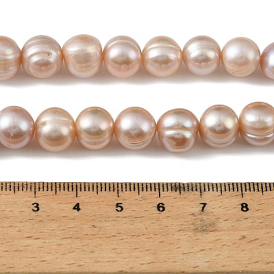 Natural Cultured Freshwater Pearl Beads Strands PEAR-L034-18B-1
