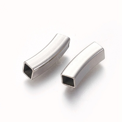 Tarnish Resistant 304 Stainless Steel Tube Beads STAS-L226-057F-P-1