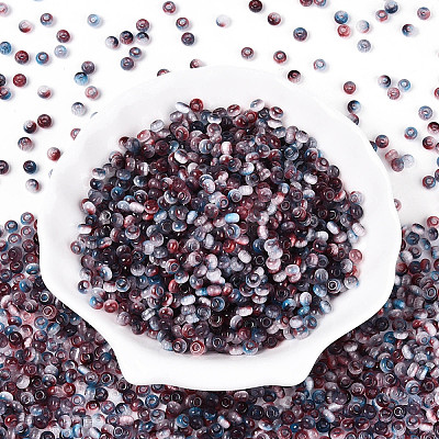 Imitation Cat Eye Glass Seed Beads SEED-N007-31F-1