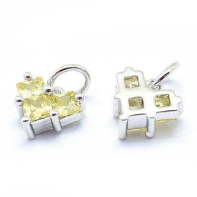 Brass Charms ZIRC-J040-29P-02-NR-1