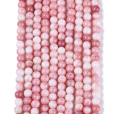 Ombre Effect Opaque Crackle Glass Beads Strands GLAA-Q106-01A-A13-1