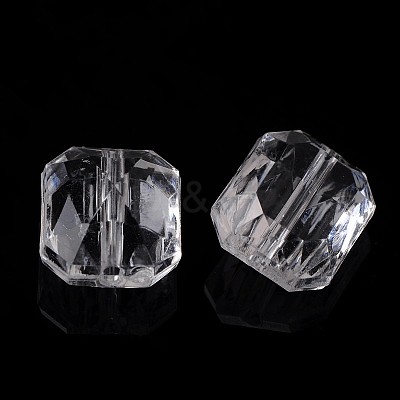 Transparent Acrylic Beads TACR-524-01-1