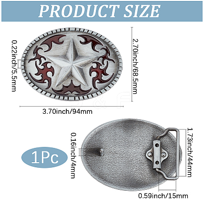 Zinc Alloy Buckles FIND-GF0009-21A-1