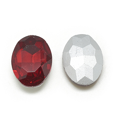 Pointed Back Glass Rhinestone Cabochons RGLA-T080-20x30mm-07-1