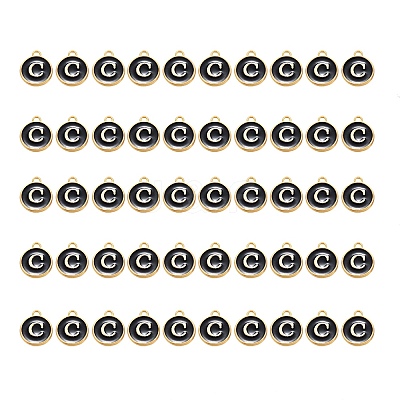 Golden Plated Alloy Charms ENAM-SZ0001-25B-C-1