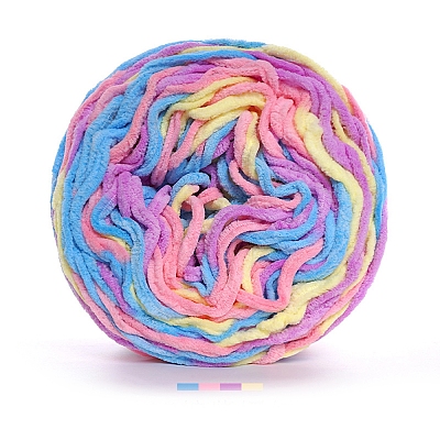 Segment Dyed Super Bulky Cotton Yarn PW-WG3CF0F-10-1