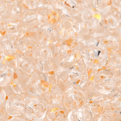 3/0 Baking Paint Transparent Colours Glass Round Beads SEED-L011-13A-09-1