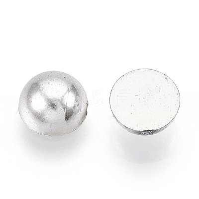 ABS Plastic Cabochons OACR-S034-8mm-02-1