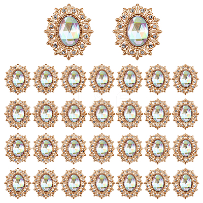 30Pcs Zinc Alloy Cabochons FIND-FG0005-56C-1