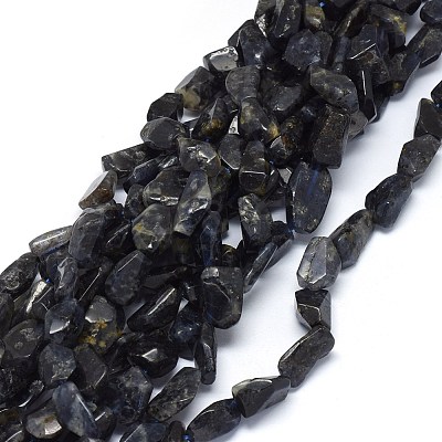 Natural Cordierite/Iolite/Dichroite Beads Strands G-O173-002-1